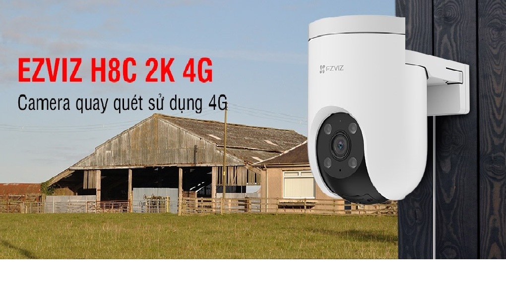 Camera EZVIZ H8c 4G – Giám Sát Mọi Nơi, Không cần WIFI
