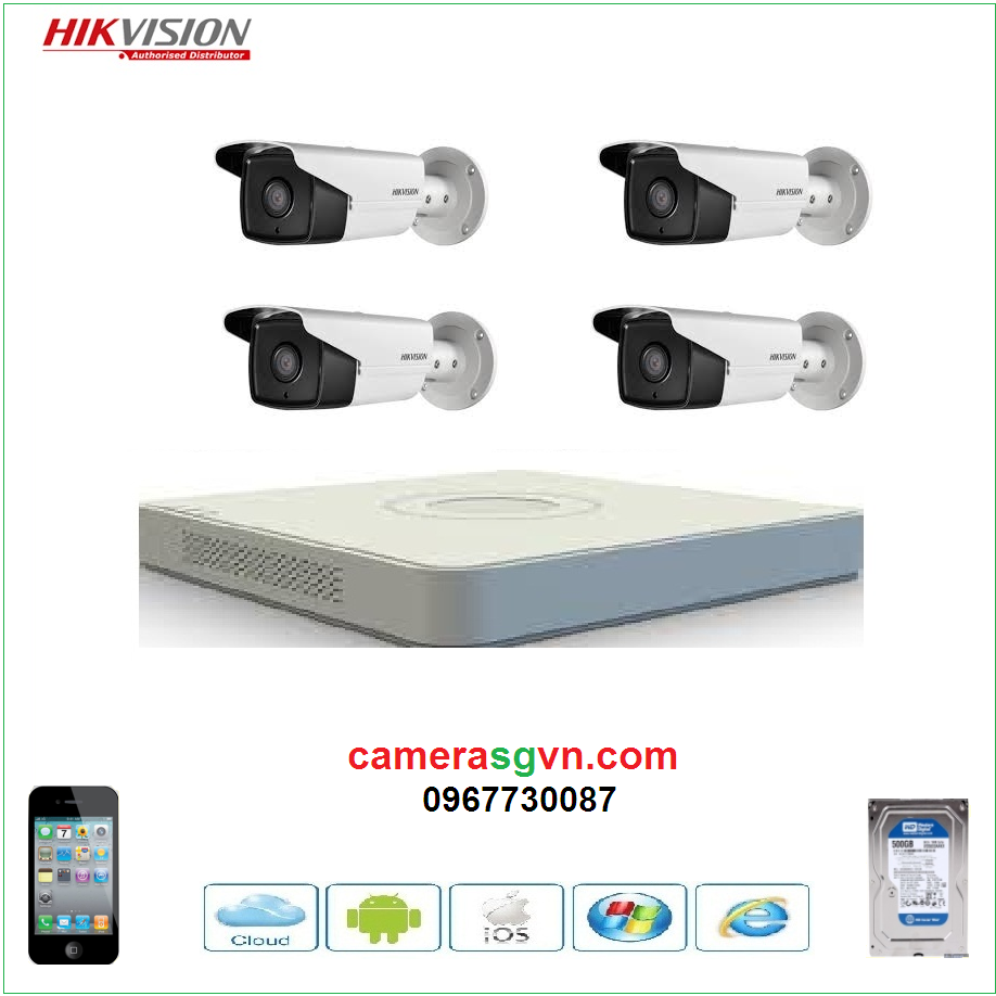 Trọn  bộ camera quan sát bán tại Củ Chi